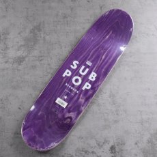 画像1: SUB POP "LOSER" レコード・レーベル スケートボード デッキ 8.5inch 未使用品 (1)