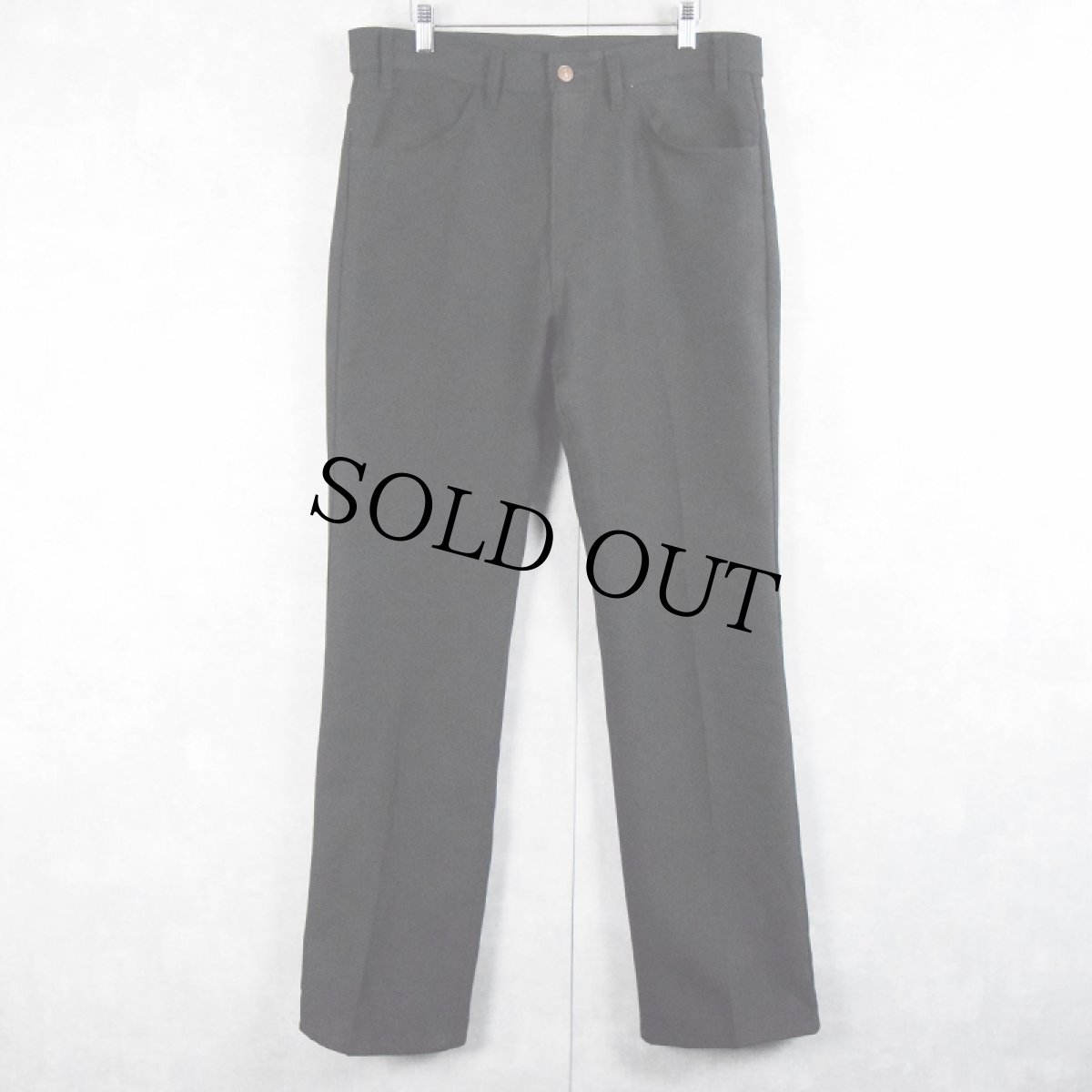 画像1: 2000's Levi's "STA-PREST" PANTS BLACK W35 (1)