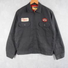 画像1: 60〜70's WORK WEAR CORPORATION USA製 キルティングライナー パッチ付き ワークジャケット S (1)