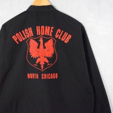 画像2: 60's Swingster "POLISH HOME CLUB" ワッペン付き コットンレーシングジャケット (2)