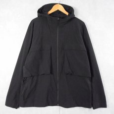 画像1: Lululemon ナイロンジップパーカー BLACK XL (1)