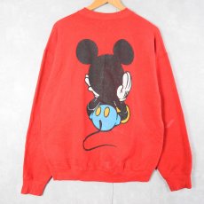 画像2: 90's MICKEY&CO. 青パンミッキー キャラクタープリントスウェット (2)