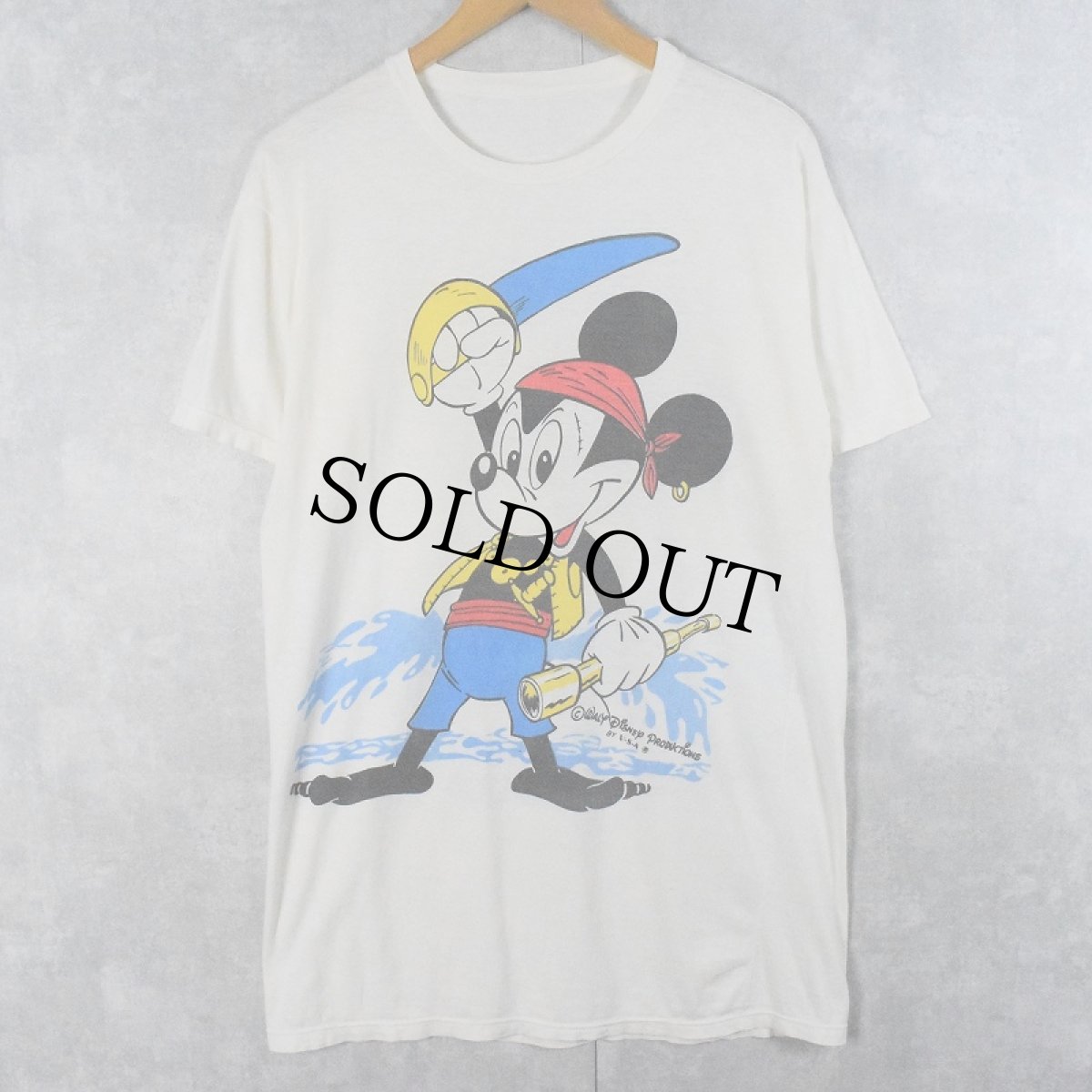 画像1: Disney MICKEY MOUSE キャラクタープリントTシャツ (1)