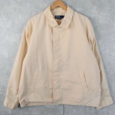 画像1: POLO Ralph Lauren "ポニー無し" コットンナイロン スイングトップ XL (1)