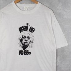 画像1: 80's Albert Einstein "FABI '89" プリントTシャツ XL (1)