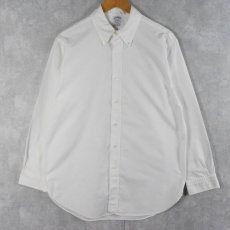 画像1: 90’s Brooks Brothers USA製 オックスフォードボタンダウンシャツ SIZE16 1/2-33 (1)