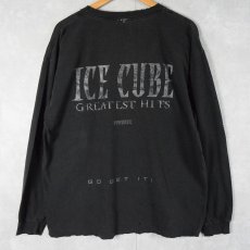 画像2: ICE CUBE "GREAT HITS" ヒップホップロンT BLACK XL (2)