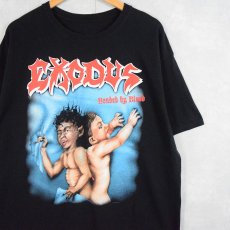 画像1: EXODUS "Bonded by Blood" スラッシュメタル・バンド アルバムプリントTシャツ (1)