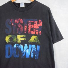 画像1: System Of A Down ニュー・メタルバンド プリントTシャツ XL (1)