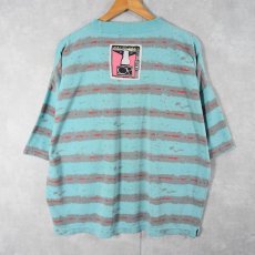 画像2: 90's Ocean Pacific ボーダー柄Tシャツ (2)