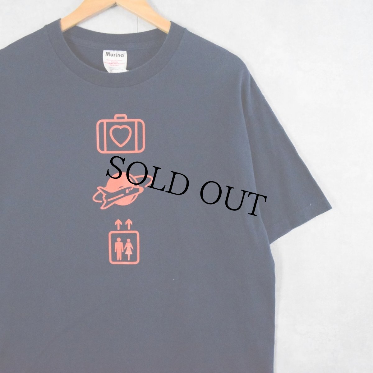 画像1: U2 "ELEVATION TOUR" ロックバンドツアーTシャツ NAVY L (1)