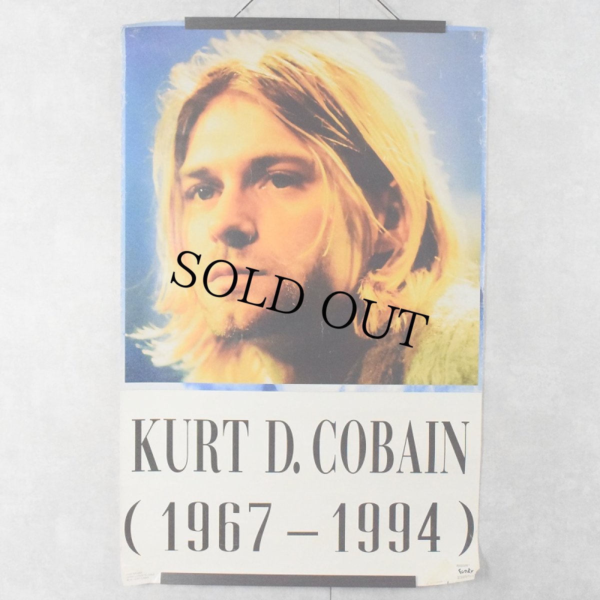 画像1: "KURT COBAIN" R.I.P. Poster (1)