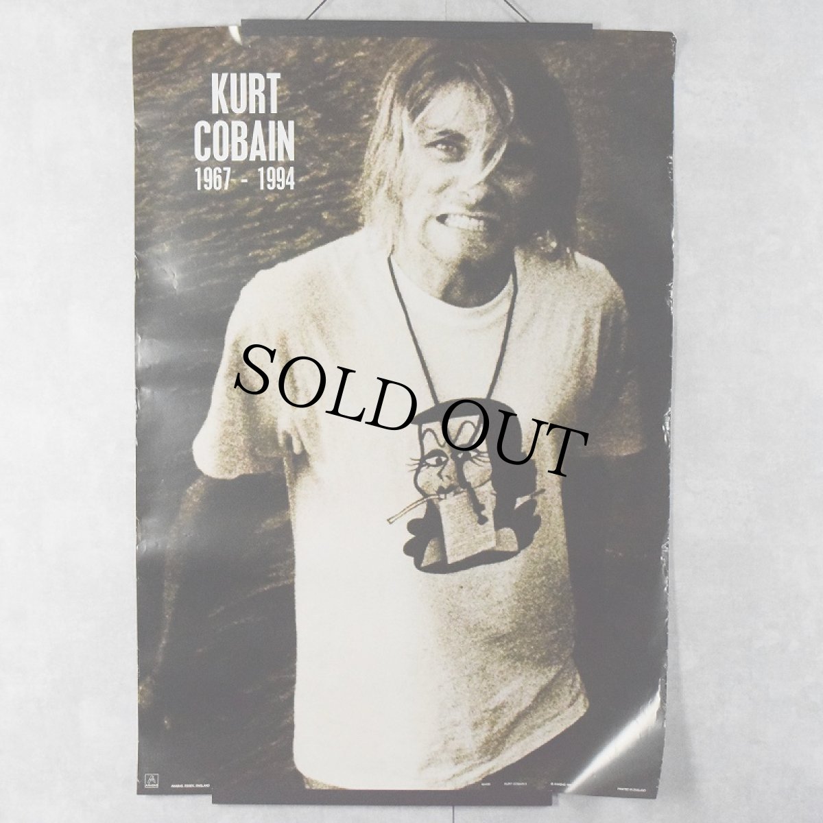 画像1: "KURT COBAIN" R.I.P. Poster (1)