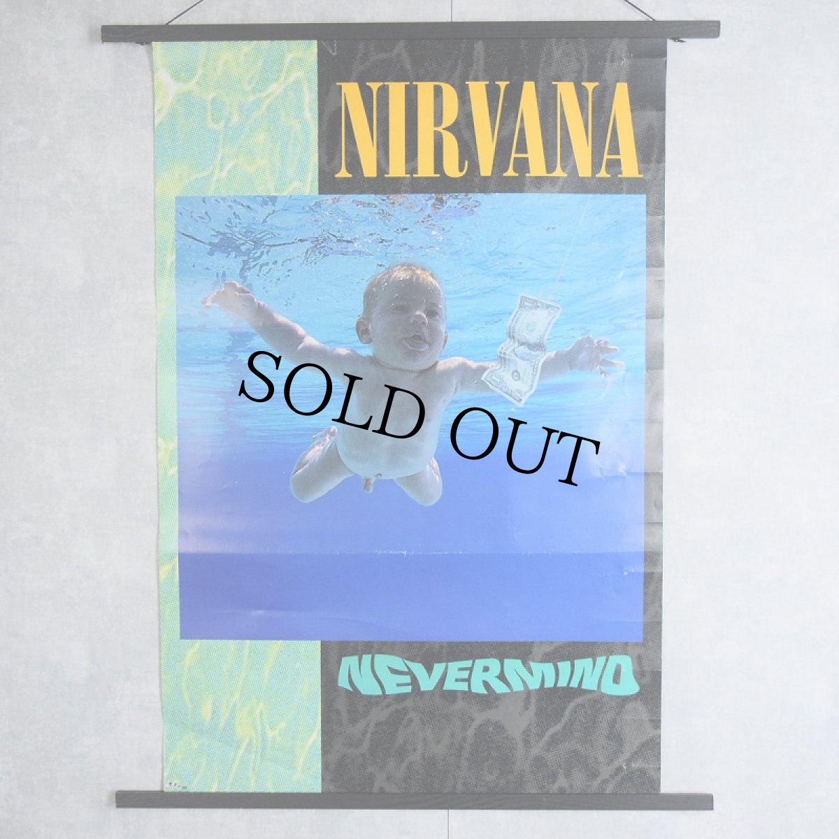 画像1: 90's "NIRVANA NEVERMIND" ロックバンド Poster (1)
