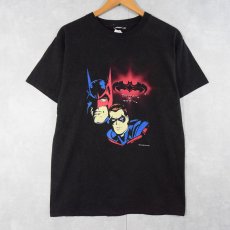 画像1: 90's〜 BATMAN & ROBIN キャラクタープリントTシャツ  (1)