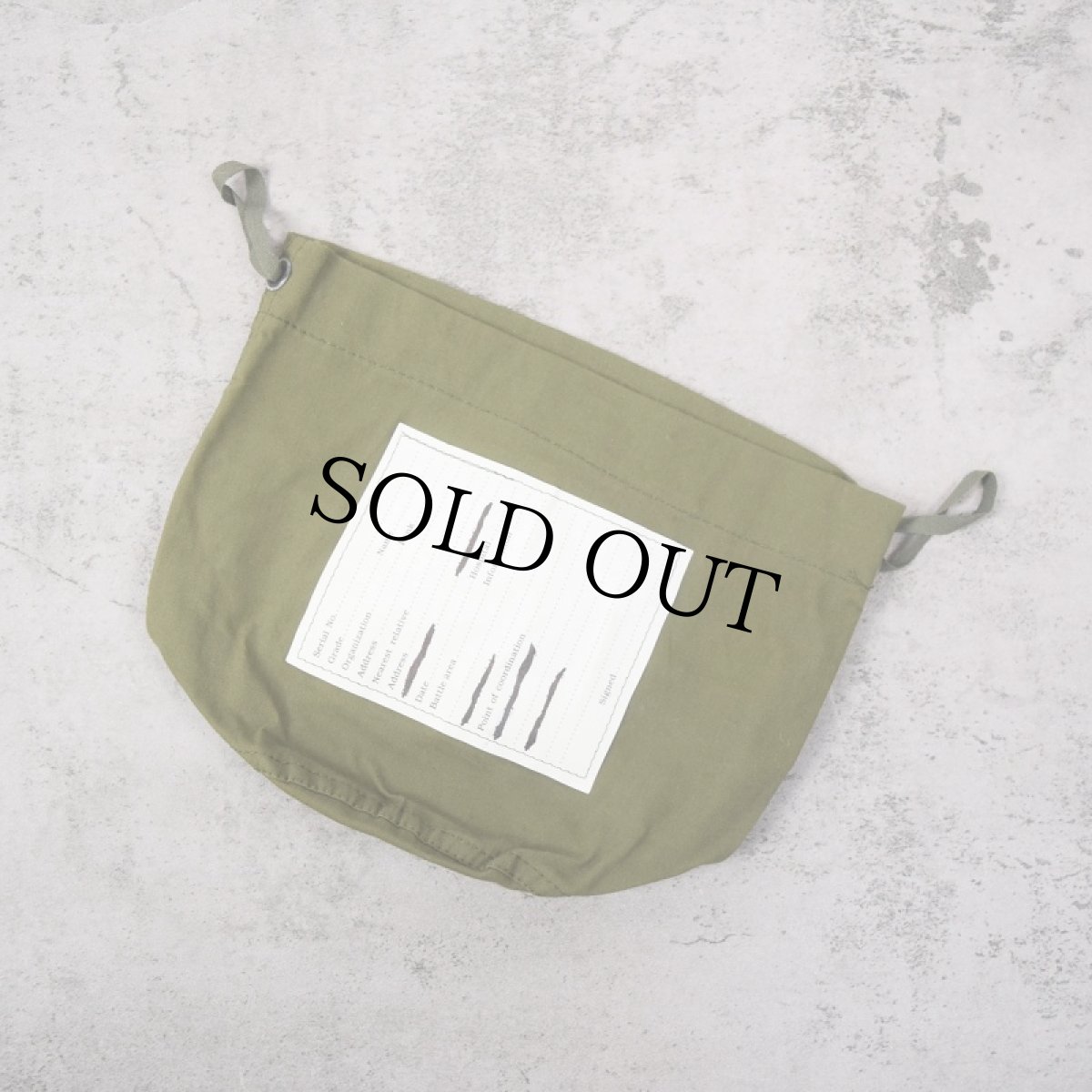 画像1: U.S. ARMY PERSONAL EFFECTS BAG (1)