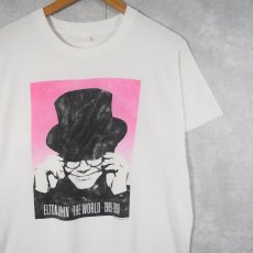 画像1: 80〜90's ELTON JOHN ミュージシャンプリントTシャツ (1)