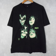 画像1: 90's KISS ハードロックバンドTシャツ BLACK (1)