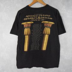 画像2: 1997 ROLLING STONES "Bridges to Babylon" ロックバンドツアーTシャツ BLACK L (2)