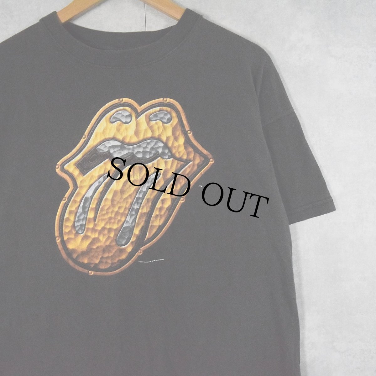 画像1: 1997 ROLLING STONES "Bridges to Babylon" ロックバンドツアーTシャツ BLACK L (1)