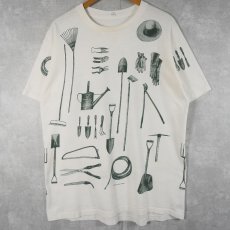 画像1: 90's rel-e-vant products 工具プリントTシャツ (1)