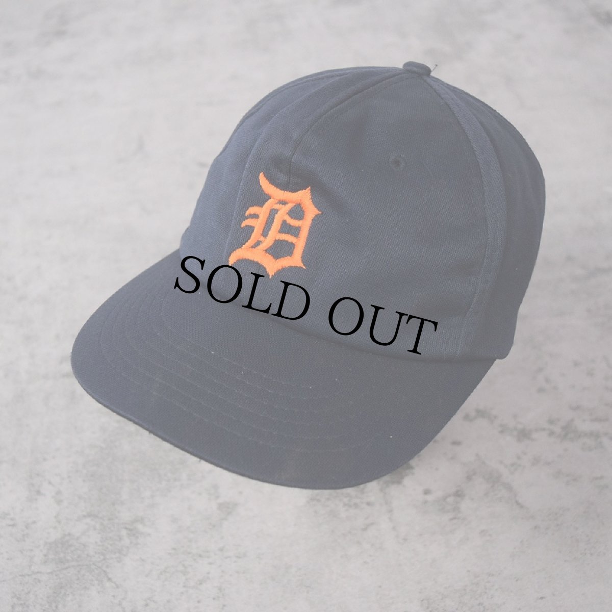 画像1: 80's MLB  Detroit Tigers スナップバックキャップ NAVY (1)