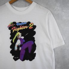 画像1: Virtua Fighter 2 サラ・ブライアント ゲームキャラクター プリントTシャツ (1)