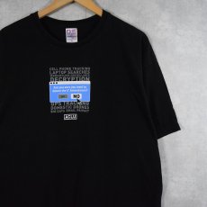 画像1: USA製 ACLU アメリカ自由人権協会 メッセージプリントTシャツ BLACK XL (1)