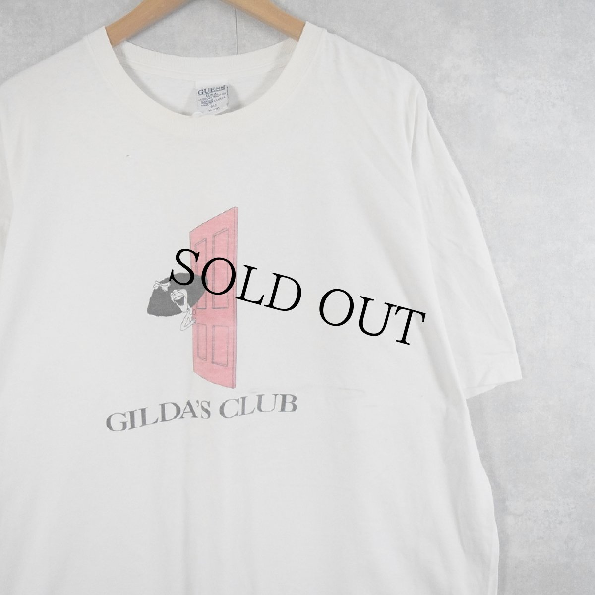 画像1: 90's GUESS CANADA製 "GILDA'S CLUB" プリントTシャツ XL (1)