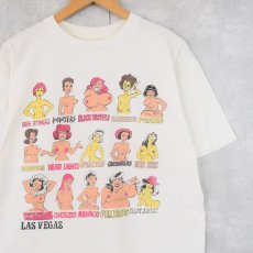 画像1: "LAS VEGAS" エロTシャツ L (1)