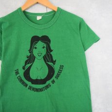 画像1: 60〜70's "THE COMMON DENOMINATORS OF SUCCESS" プリントTシャツ L (1)