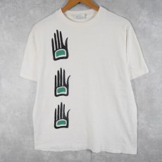 画像1: 90's Hanes USA製 ハンドペイントTシャツ L (1)