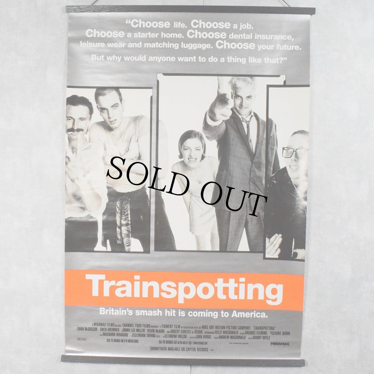 画像1: 1996 Trainspotting Movie Poster (1)