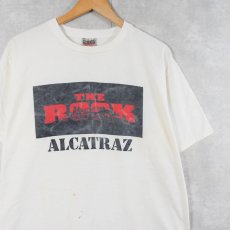 画像1: THE ROCK "ALCATRAZ" アクション映画プリントTシャツ L (1)