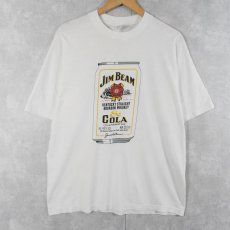 画像1: JIM BEAM ウイスキープリントTシャツ L (1)