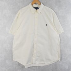 画像1: Ralph Lauren "CLASSIC FIT" コットンボタンダウンシャツ 1XB (1)