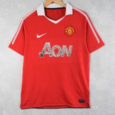 画像1: Manchester United サッカーユニフォームシャツ M (1)