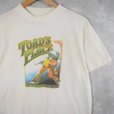 画像1: 70〜80's TOAD'S PLACE USA製 ナイトクラブプリントTシャツ L (1)