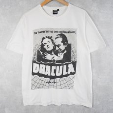 画像1: DRACULA ヴァンパイア映画プリントTシャツ XL (1)