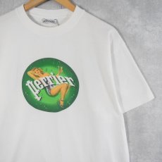 画像1: perrier 飲料メーカープリントTシャツ L (1)