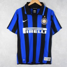 画像1: 2000's Inter Milan "100 ANNI INTER" サッカーユニフォームシャツ S (1)