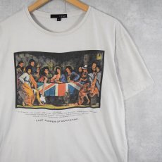 画像1: LAST SUPPER OF ROCKSTAR 最後の晩餐パロディ ロックスタープリントTシャツ XL (1)