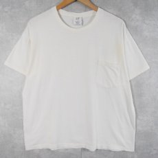 画像1: GAP USA製 無地ポケットTシャツ L (1)