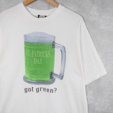 画像1: "got green?" パロディプリントTシャツ  (1)