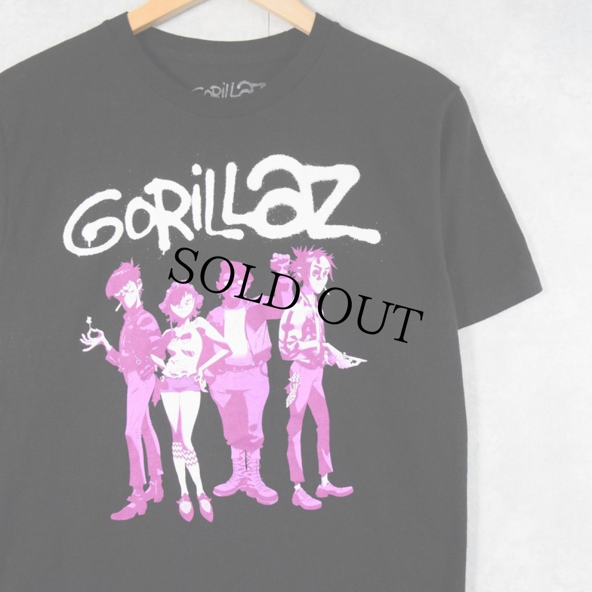 画像1: 2000's Gorillas ロックバンドTシャツ (1)