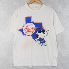 画像1: 70〜80's SNOOPY "Rangers" キャラクタープリントTシャツ XL (1)