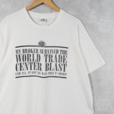 画像1: 90's "WORLD TRADE CENTER BLAST" アメリカ同時多発テロ事件プリントTシャツ XL (1)