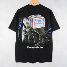 画像2: 90's Budweiser USA製 ビールメーカープリントTシャツ L (2)