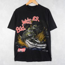 画像1: 90's Budweiser USA製 ビールメーカープリントTシャツ L (1)