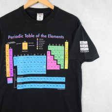 画像1: 90's "Periodic Table of the Elements" 周期表プリントTシャツ M (1)